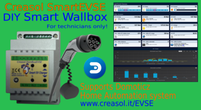 DIY wallbox with Creasol DomBusEVSE smart home module