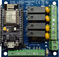 Creasol DomESP1 - electronic board for NodeMCU ESP8266 module
