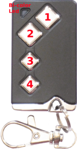 Creasol Four remote control duplicator 433.92 MHz long range