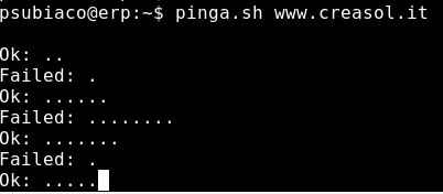 Ping with audible alert in case of packet loss / link down