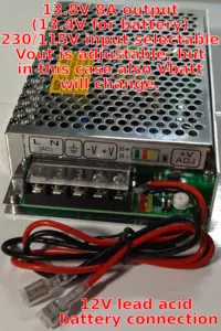 12V power supply with UPS function